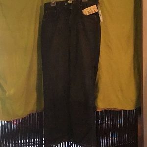 Dark blue wide leg z industries jeans